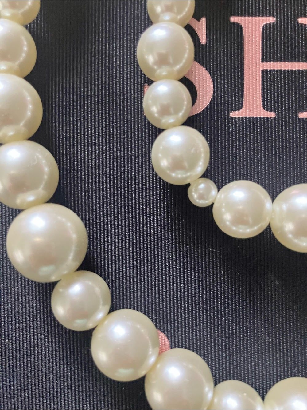 NWT J.Crew Cream Pearl Ball Necklace and Bracelet Set with Gold Accents - Picture 3 of 7